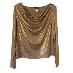 Gold, shiny women's top
